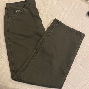 Lee Relaxed Straight Fit Stretch size 10 short - dark grey jeans